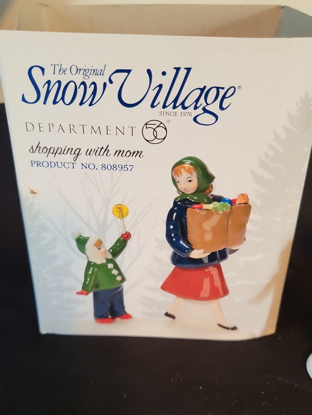 Department 56 Snow Village Shopping With Mom Accessory For Original Village